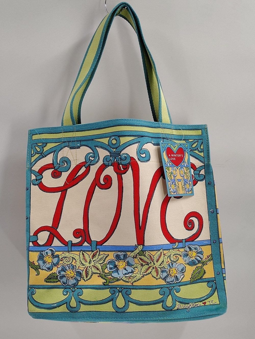 Brighton A Winter’s Love Tote NWT Tom Clancy